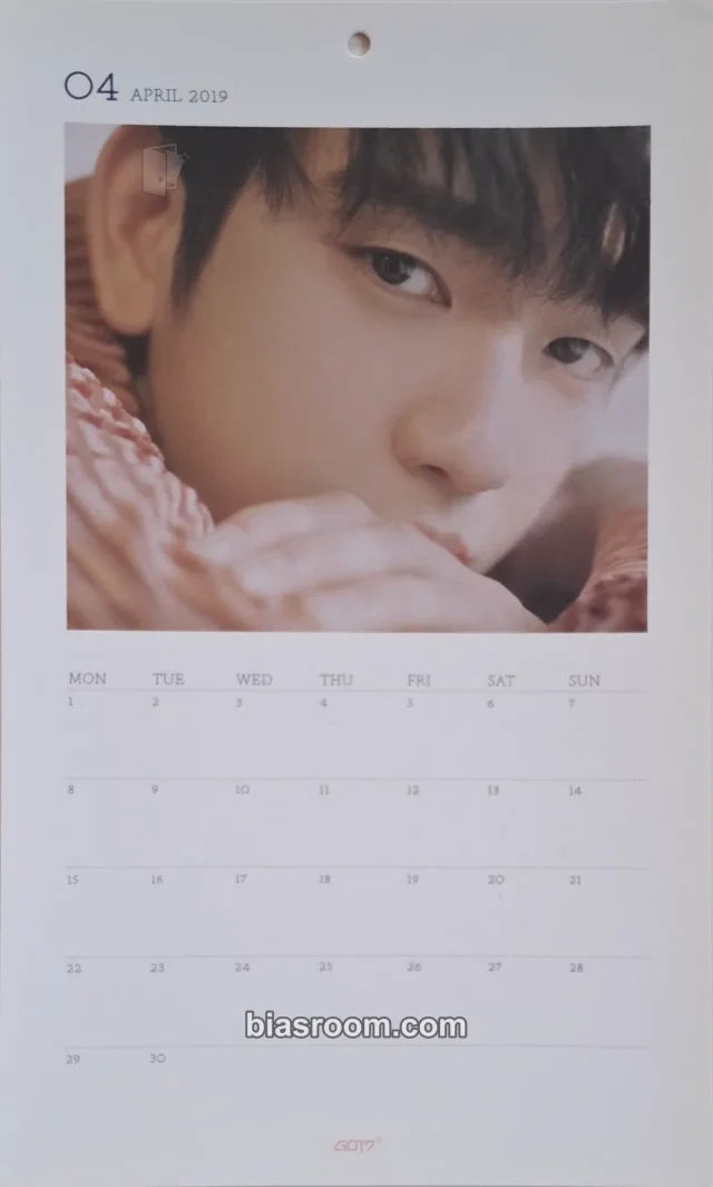 GOT7 - Jinyoung - Present: YOU & ME Album pob (pre-order benefit) calendar postcard