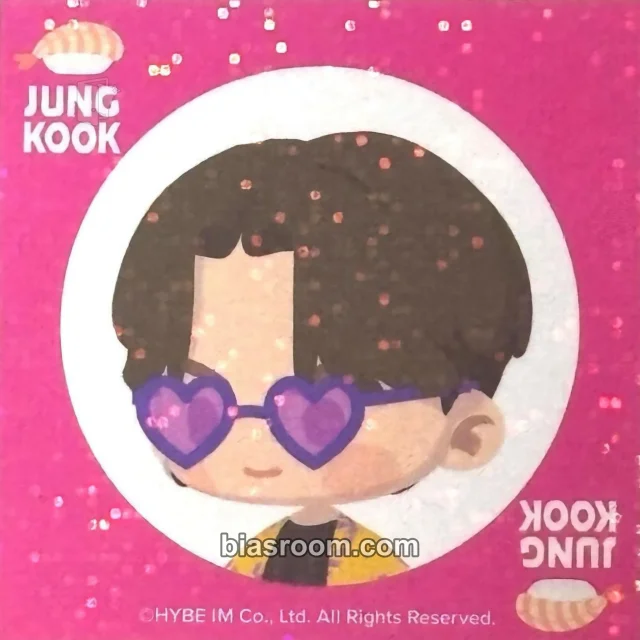 BTS - Jungkook - In The Seom Other sticker in the seom japan holographic (hologram) brand collaboration