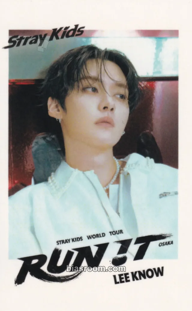Stray Kids - Lee Know - RUN IT World Tour Event tour venue japan sticker merch inclusion osaka