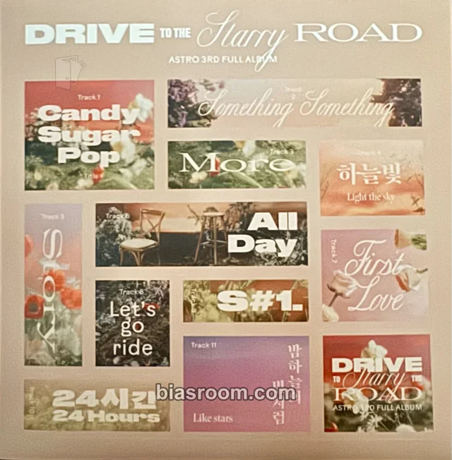 ASTRO - Drive to the Starry Road Album album inclusion sticker sheet