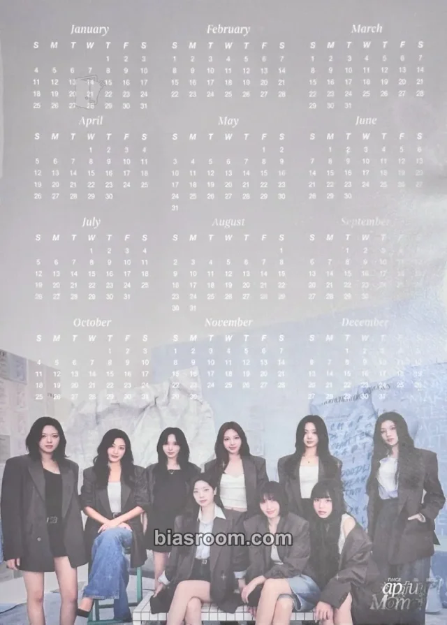 TWICE - Other japan season's greetings tower records japan purchase benefit calendar poster