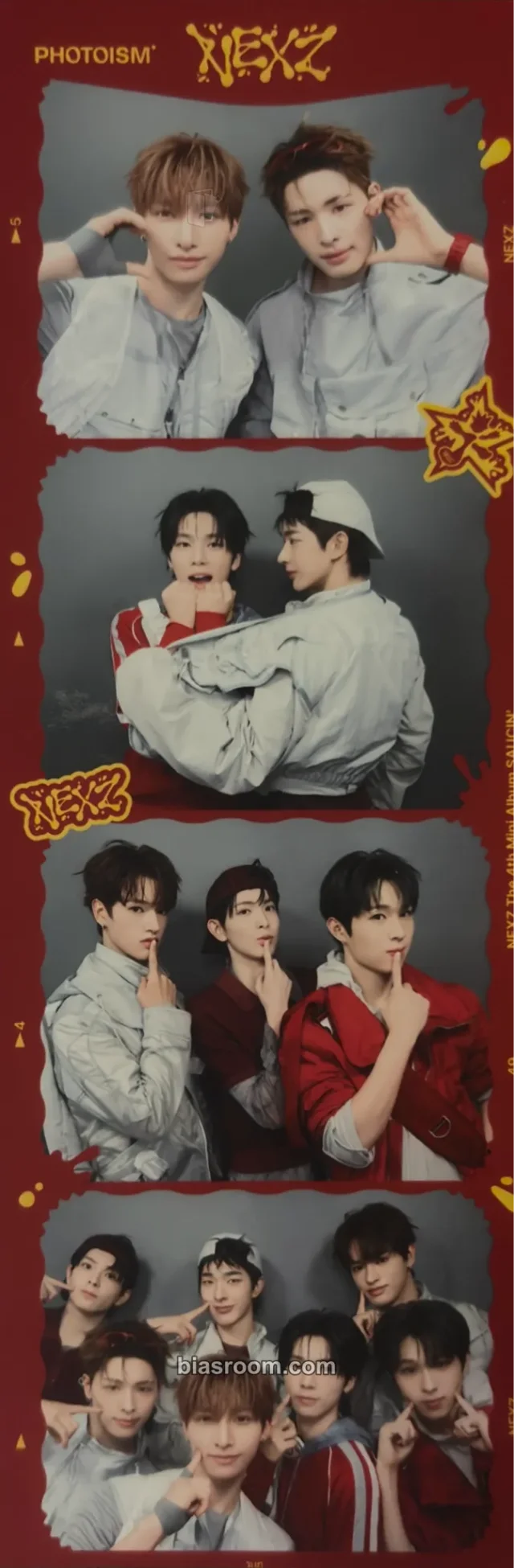NEXZ - Saucin' Album photoism photo strip 4 cut photo B version
