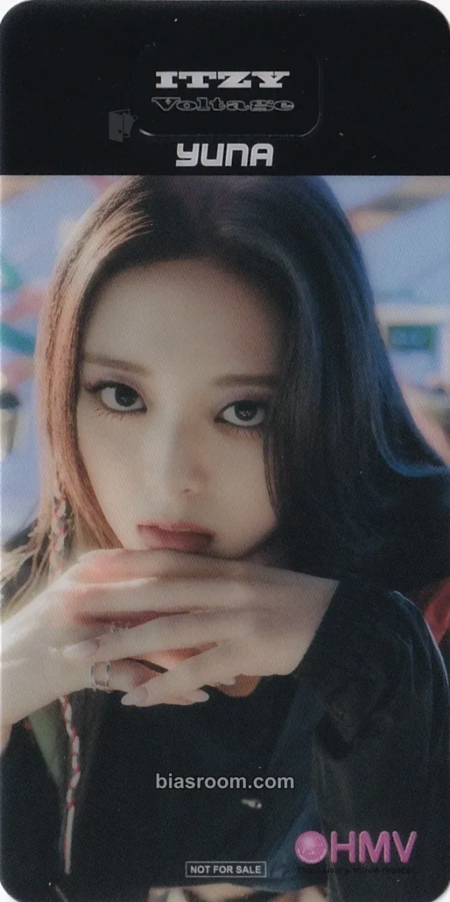 ITZY - Yuna - Voltage Album bookmark hmv japan transparent/translucent