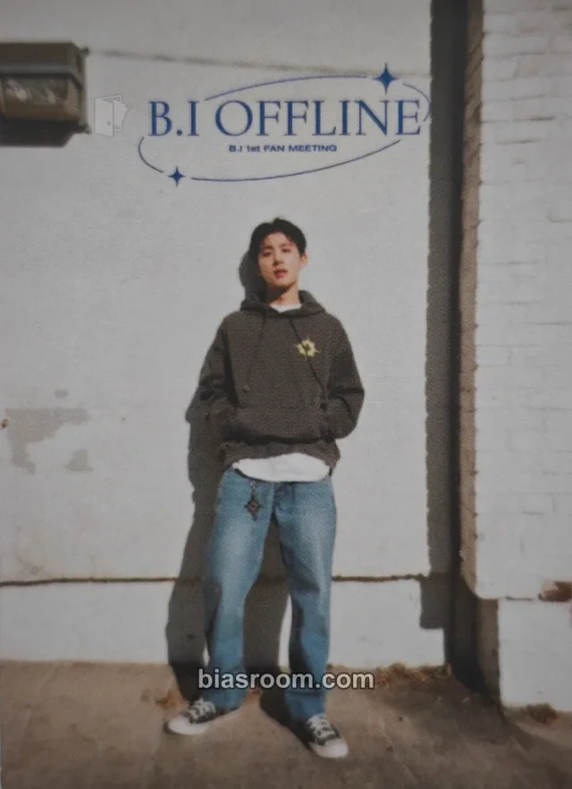 B.I - B.I - 1st Offline fan meet Event merch inclusion sticker item set