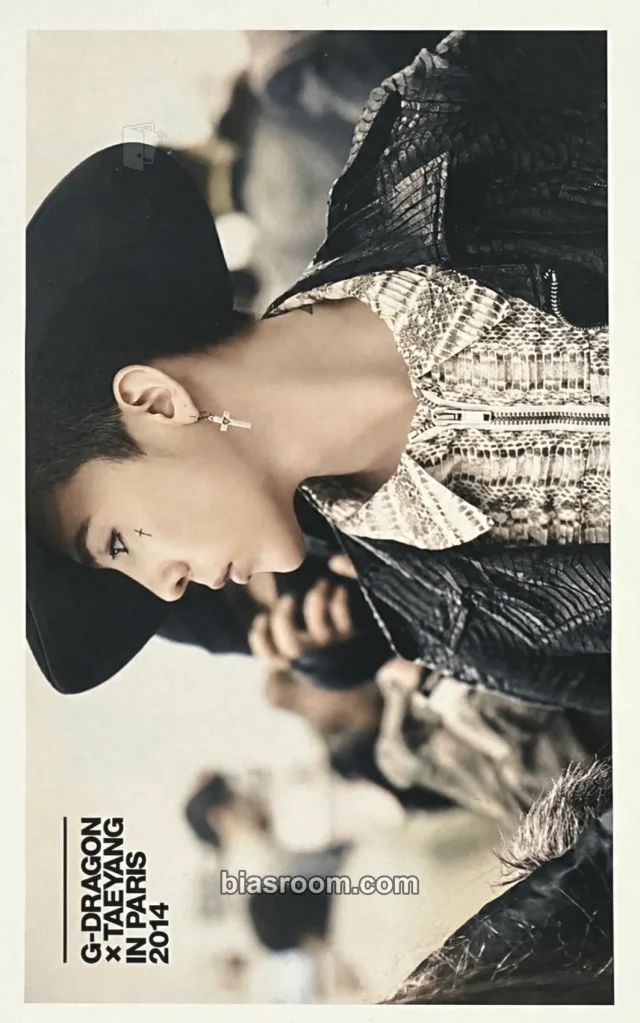 BIGBANG - G-Dragon - G-Dragon X Taeyang In Paris 2014 Other dvd/blu-ray inclusion postcard