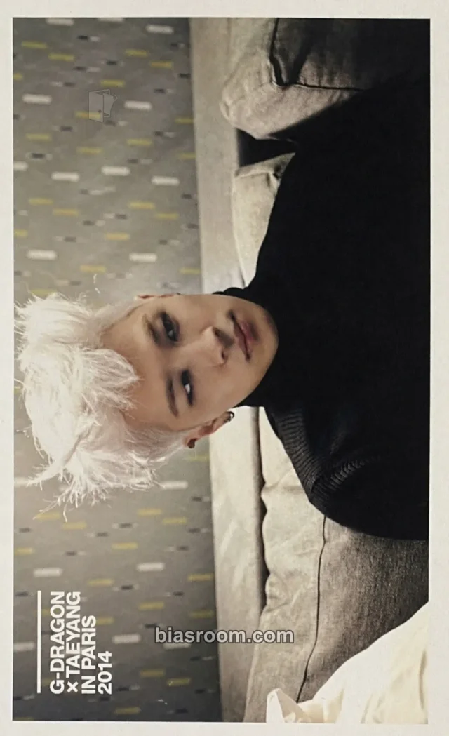BIGBANG - Taeyang - G-Dragon X Taeyang In Paris 2014 Other dvd/blu-ray inclusion postcard