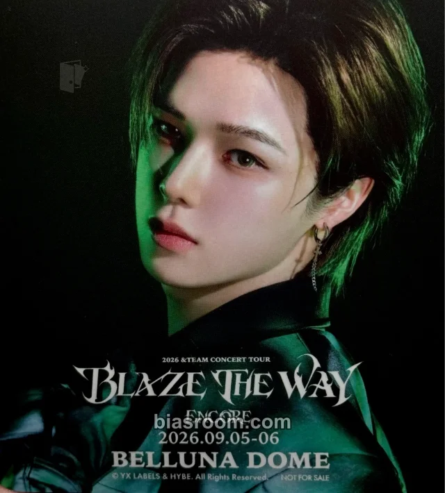 &TEAM - K - 2026 &TEAM CONCERT TOUR 'BLAZE THE WAY' Event saitama venue-limited coaster drink benefit tour venue