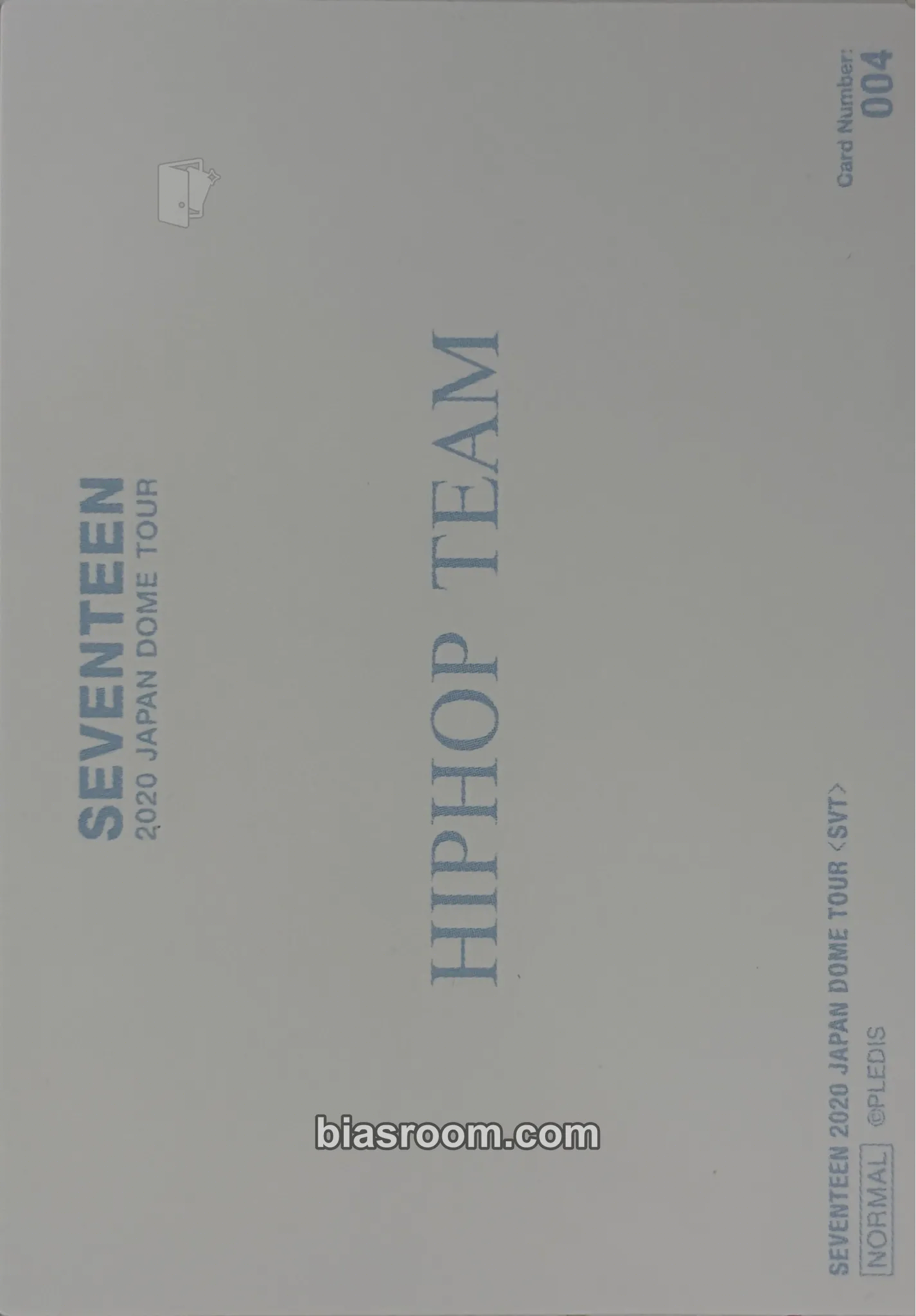 2020 JAPAN] DOME TOUR Photocard - SEVENTEEN | Bias Room