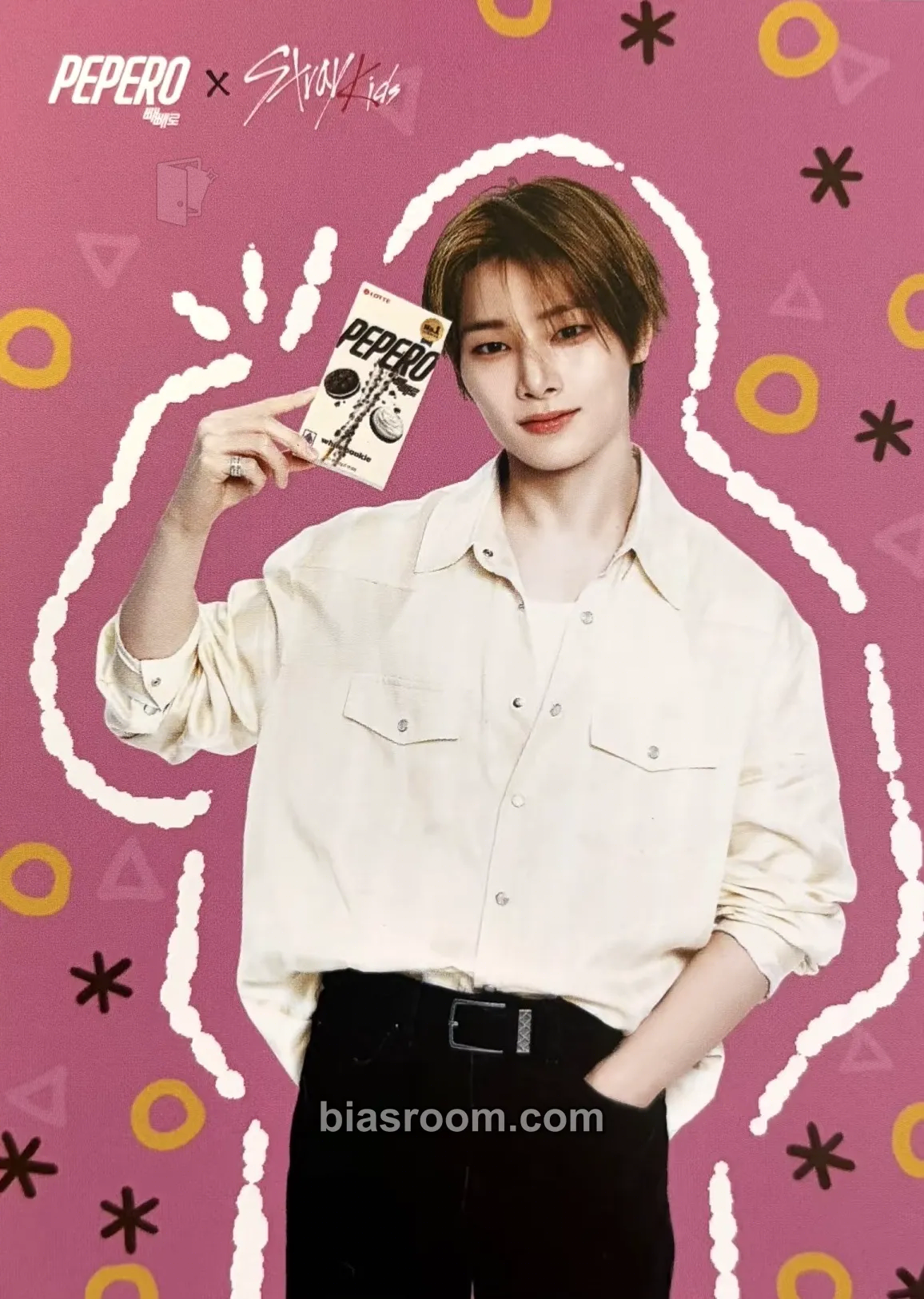 I.N Pepero x Stray Kids Photocard - Stray Kids - Stray Kids K-pop photocard