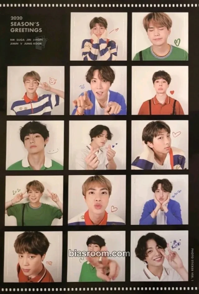 BTS 2020 Season's Greetings K-pop 포토카드