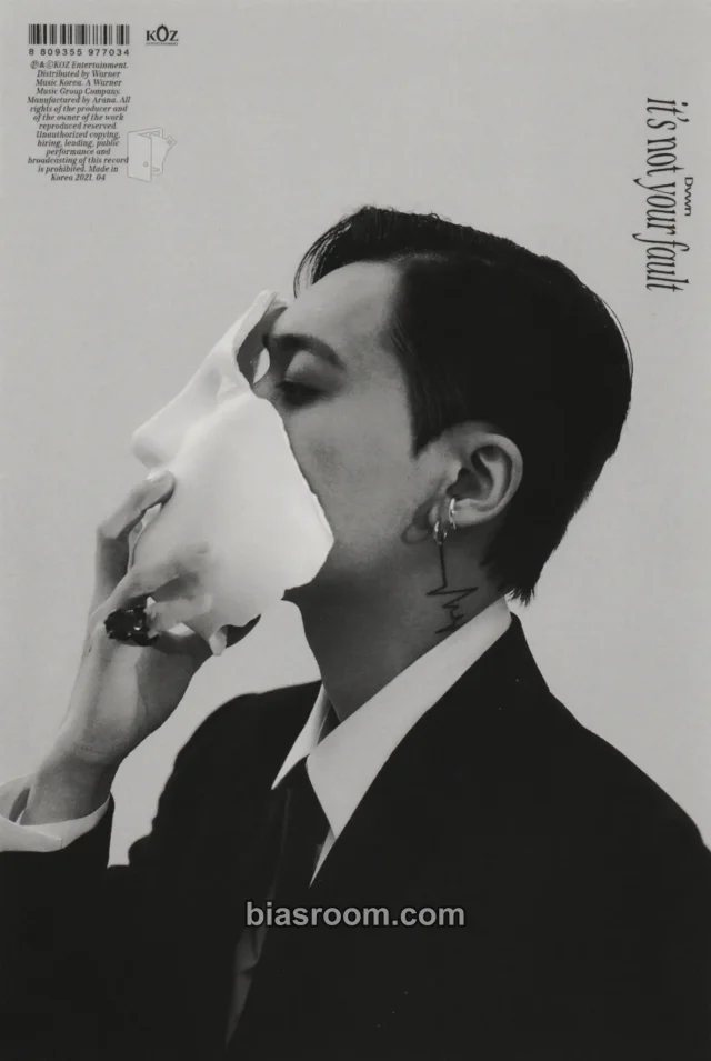 Dvwn Dvwn it’s not your fault K-pop photocard