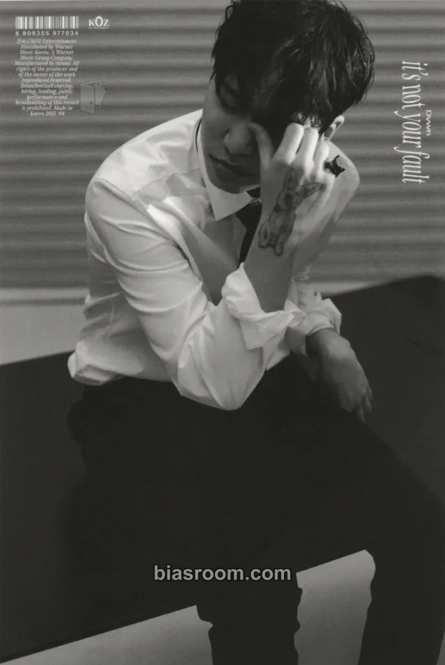 Dvwn Dvwn it’s not your fault K-pop photocard