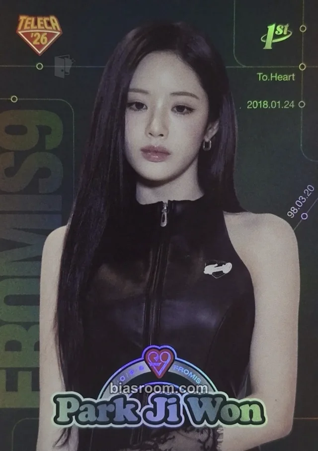 Jiwon fromis_9 MIIMCA x TELECA K-pop photocard
