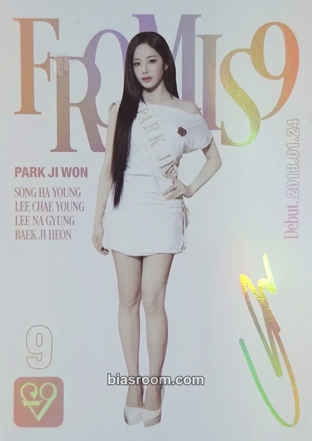 Jiwon fromis_9 MIIMCA x TELECA K-pop photocard