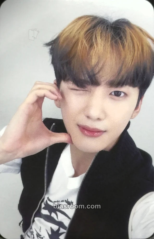 Minjae xikers "DEBUT 100DAYS” xikers x cafe the SOUNDWAVE K-pop photocard