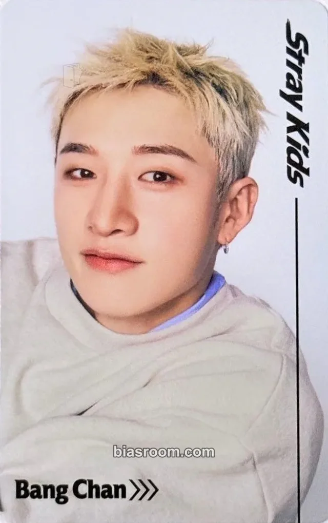 Photocard K-pop Bang Chan Stray Kids RUN IT World Tour