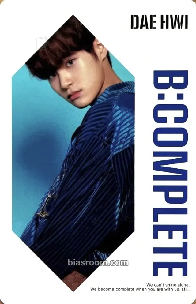 Photocard K-pop Daehwi AB6IX B:COMPLETE (2023)
