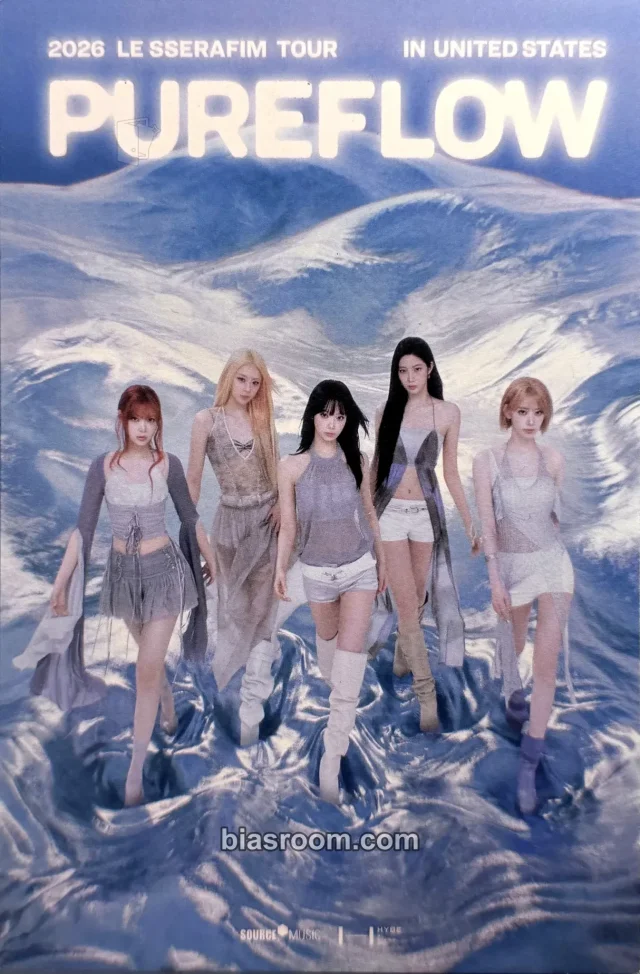 LE SSERAFIM Pureflow Tour (2026) K-pop photocard