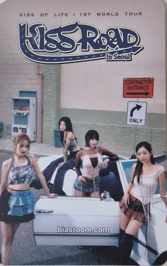 Photocard K-pop KISS OF LIFE 1st World Tour 'Kiss Road' in Seoul