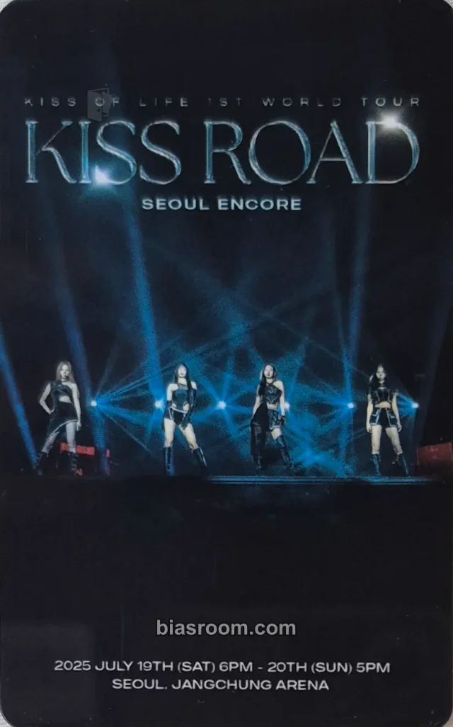 KISS OF LIFE KISS ROAD Seoul Encore K-pop photocard