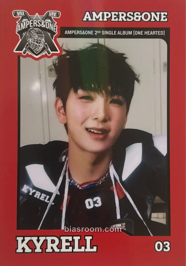 Photocard K-pop Kyrell AMPERS&ONE ONE HEARTED