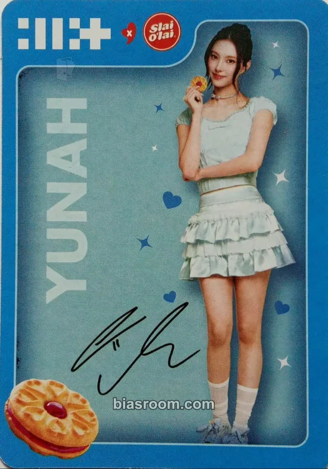 Yunah ILLIT ILLIT X Slai O’lai K-pop Photocard