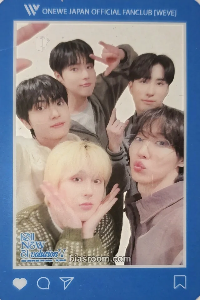 ONEWE O! New E!volution V K-pop photocard