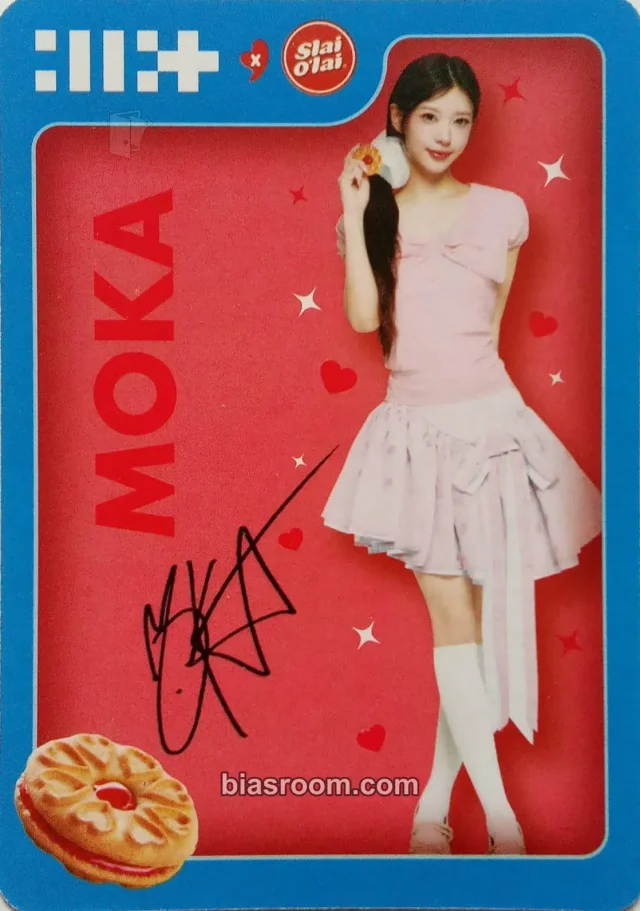Moka ILLIT ILLIT X Slai O’lai K-pop photocard