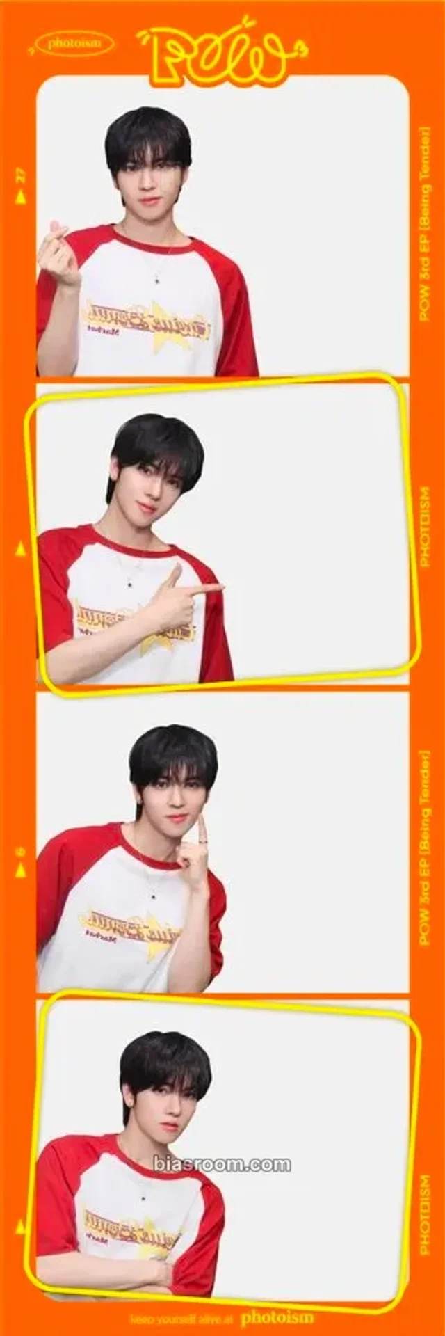 Photocard K-pop de Yorch POW Being Tender