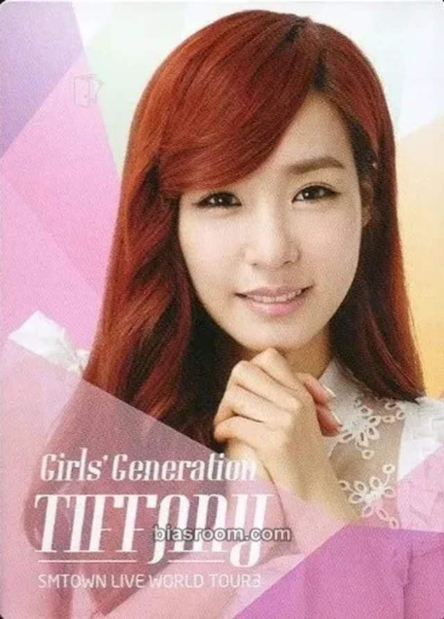 Tiffany Girls' Generation SM Town Live World Tour lll K-pop photocard