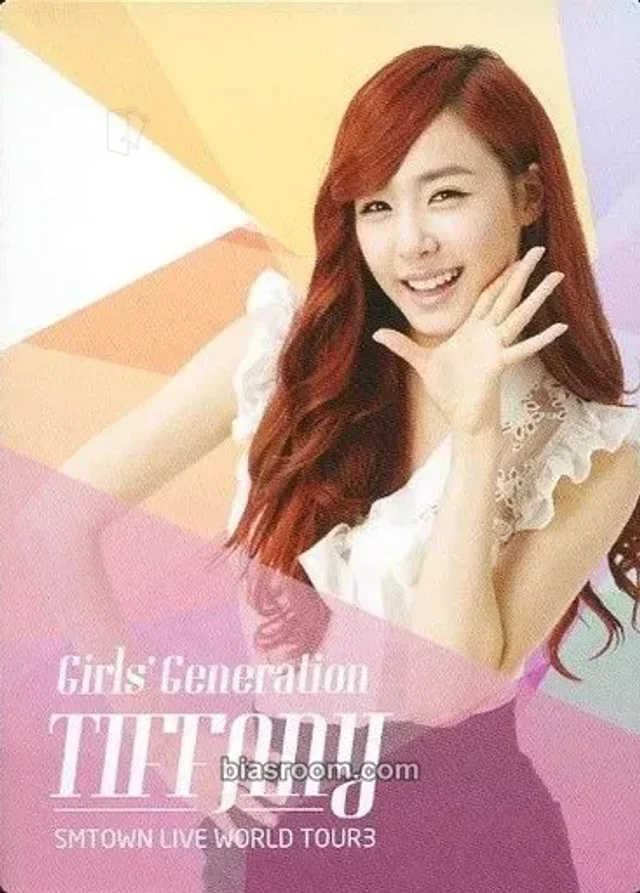 Tiffany Girls' Generation SM Town Live World Tour lll K-pop photocard