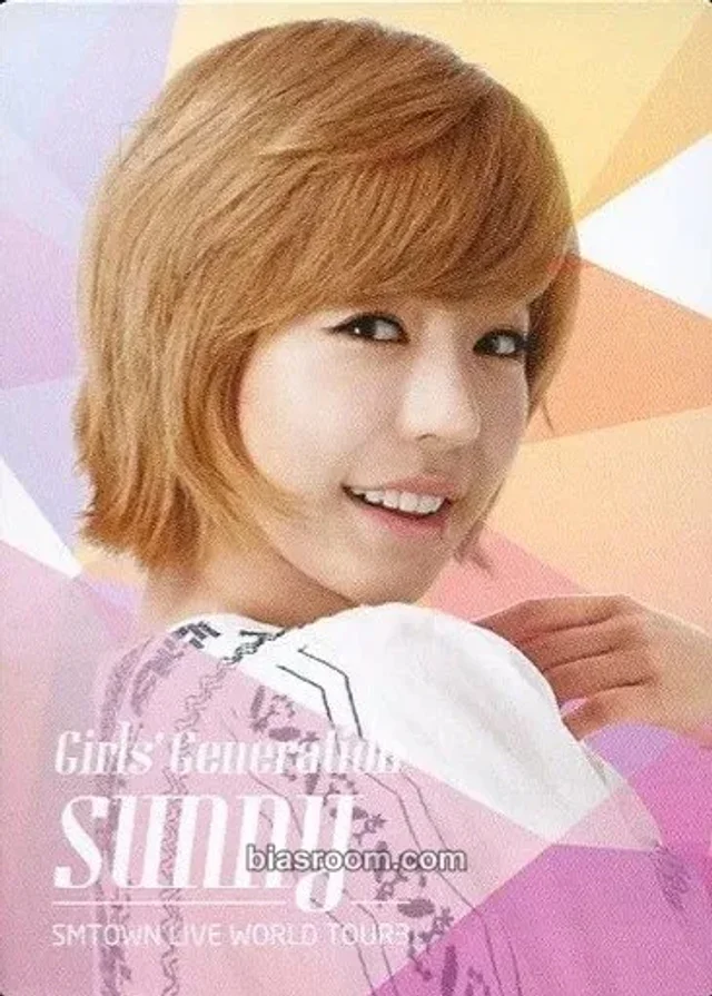 Sunny Girls' Generation SM Town Live World Tour lll K-pop photocard