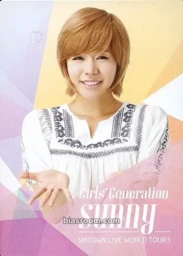 Sunny Girls' Generation SM Town Live World Tour lll K-pop photocard