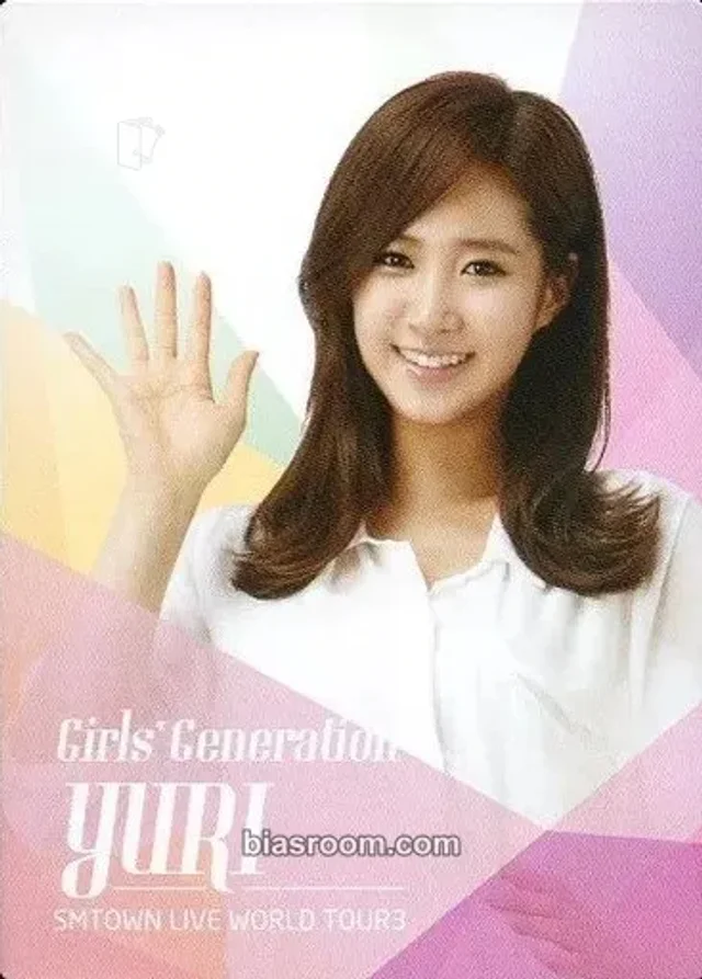 Yuri Girls' Generation SM Town Live World Tour lll K-pop photocard