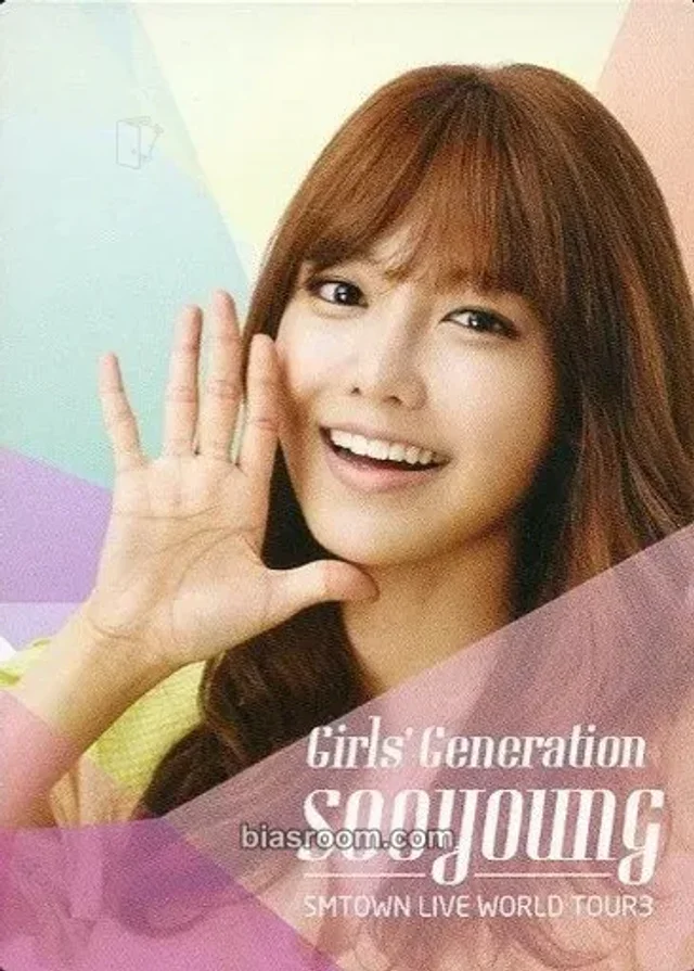 Sooyoung Girls' Generation SM Town Live World Tour lll K-pop photocard