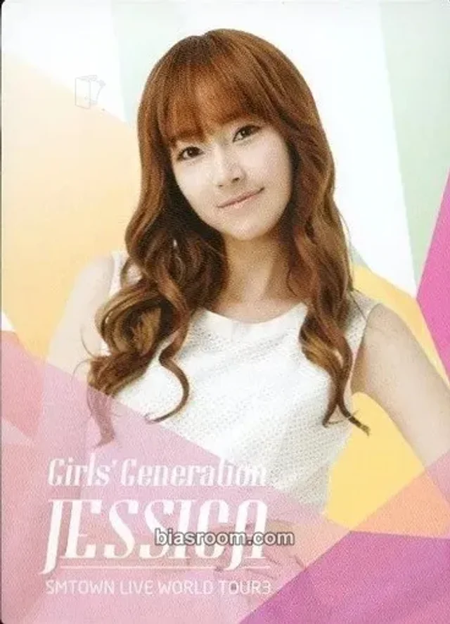Jessica Girls' Generation SM Town Live World Tour lll K-pop photocard