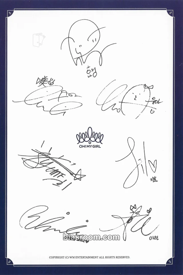 OH MY GIRL Oh My Girl's Secret Garden Mini Concerts K-pop photocard