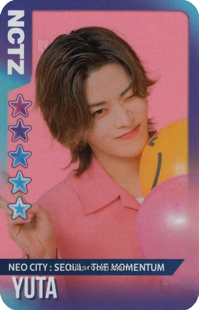 Yuta NCT 127 Neo City: The Momentum (NCT127 4th Tour) K-pop photocard