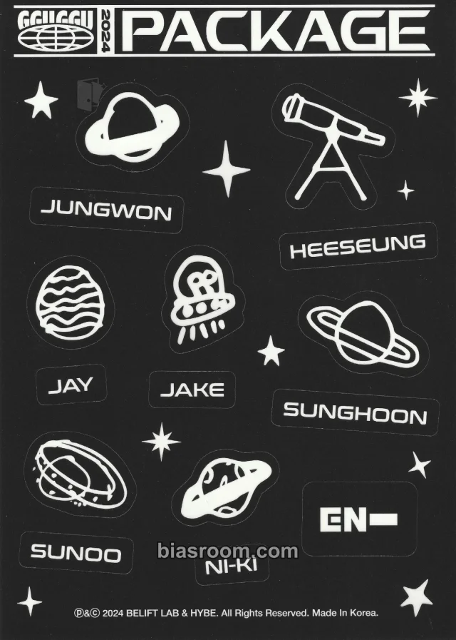 ENHYPEN 2024 GGU GGU Package K-pop photocard