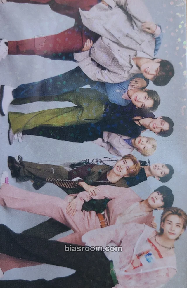 Photocard K-pop de Stray Kids SMART Magazine