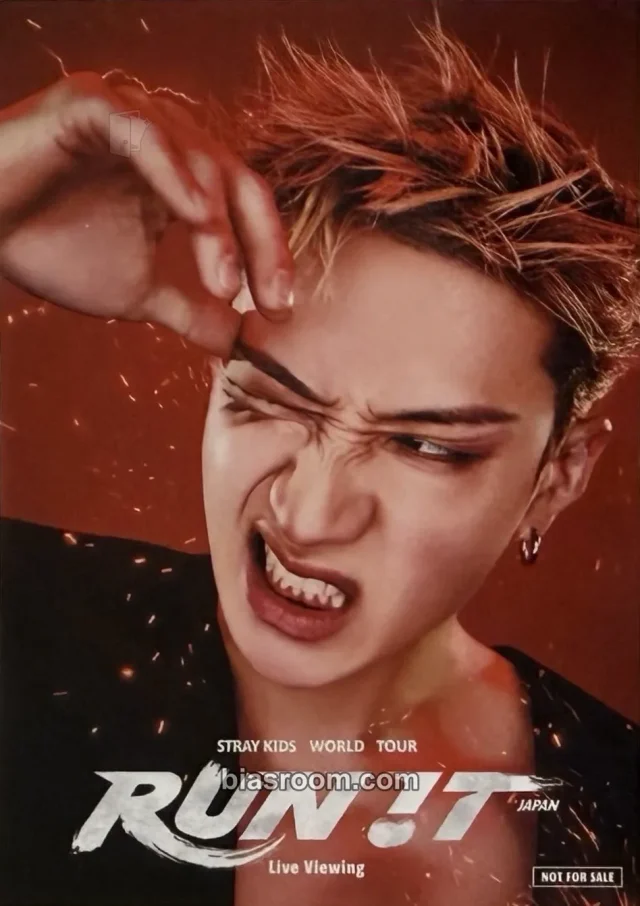 Bang Chan Stray Kids RUN IT World Tour K-pop 小卡