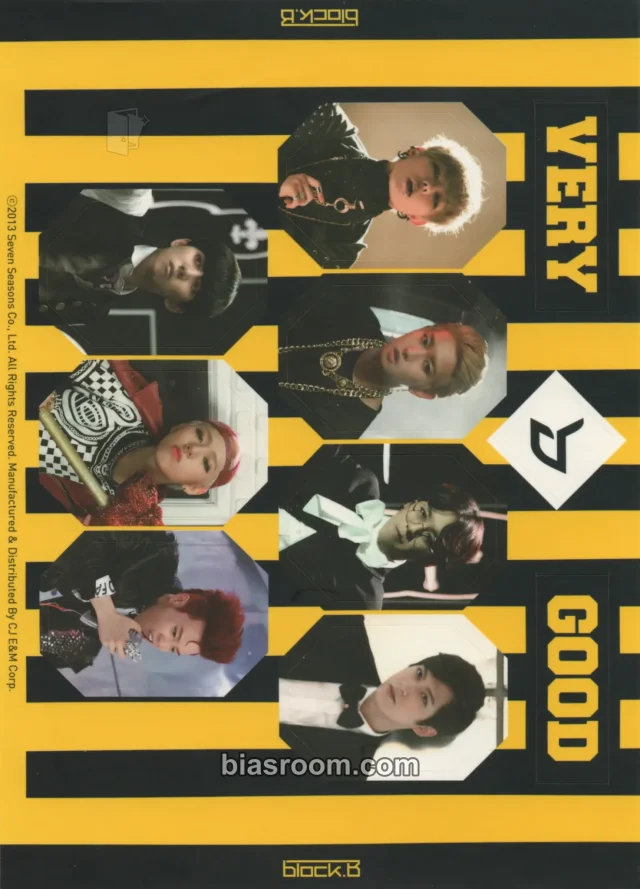 Block B Very Good K-pop photocard