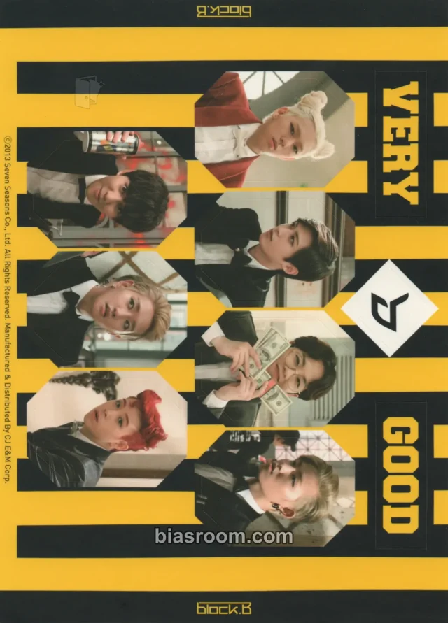 Block B Very Good K-pop photocard