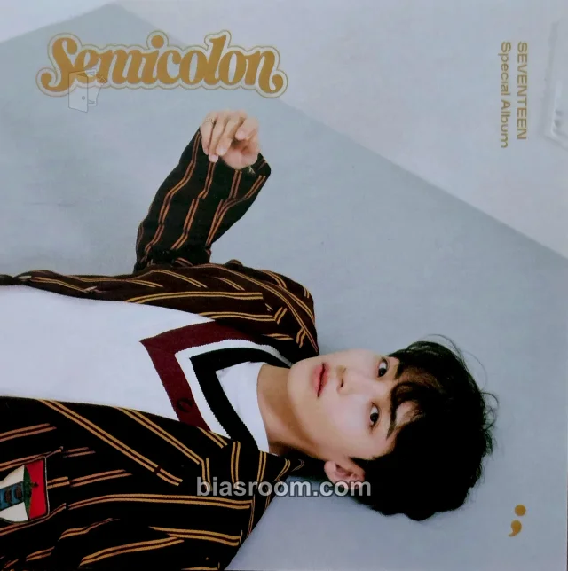 Photocard K-pop di Jeonghan SEVENTEEN Semicolon