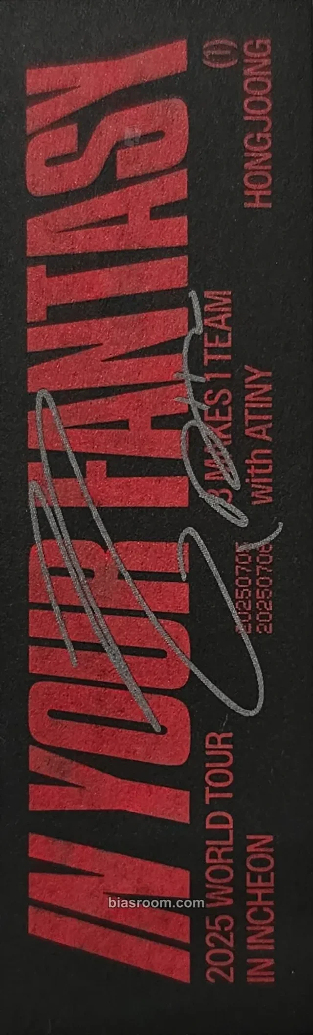 Hongjoong ATEEZ In Your Fantasy in Incheon DVD/Playcode K-pop photocard