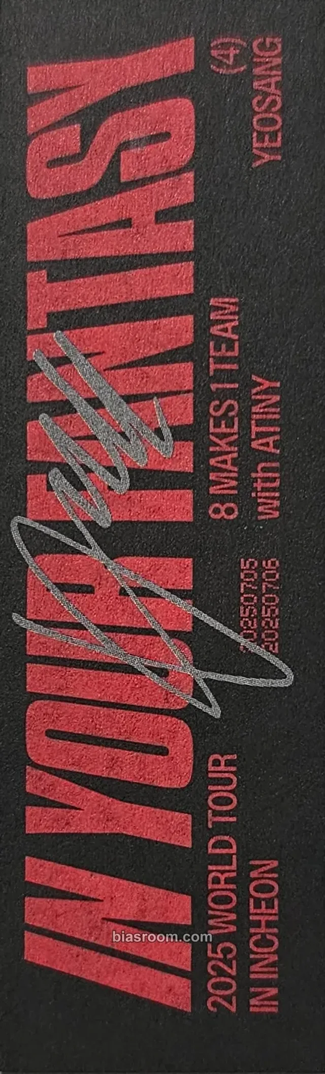Yeosang ATEEZ In Your Fantasy in Incheon DVD/Playcode K-pop photocard