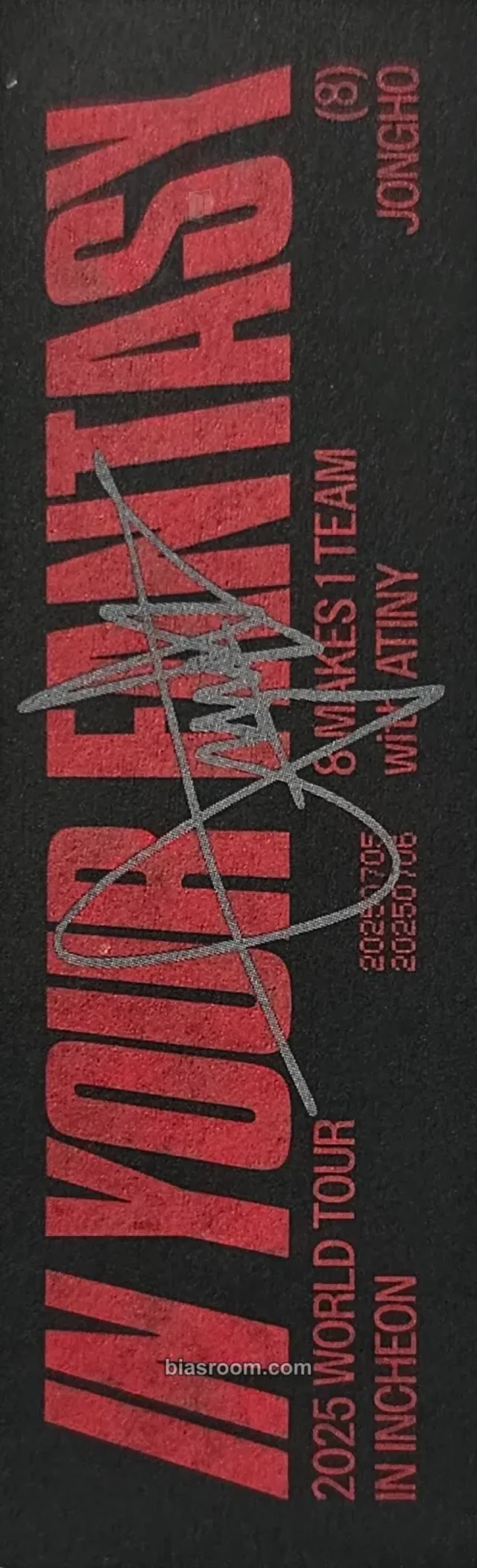 Jongho ATEEZ In Your Fantasy in Incheon DVD/Playcode K-pop photocard