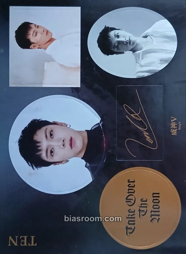 Ten WayV Take Over The Moon K-pop photocard