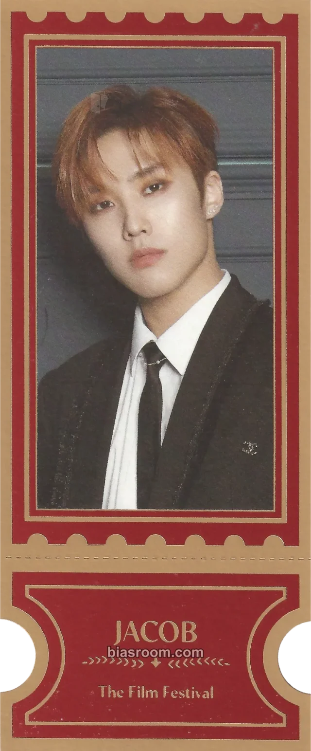 Photocard K-pop di Jacob THE BOYZ The Film Festival: 2020 Fan-con 