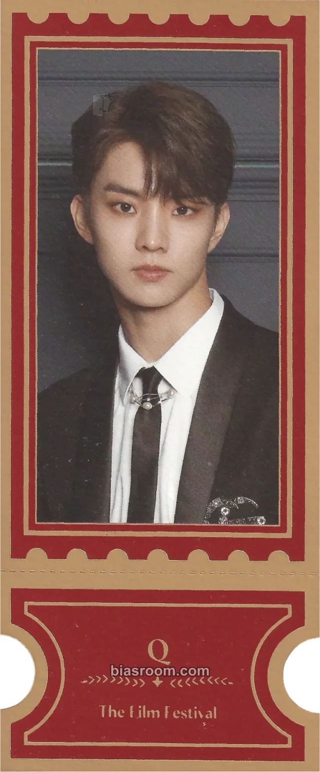 Photocard K-pop di Q THE BOYZ The Film Festival: 2020 Fan-con 